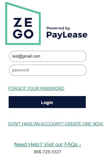 zeygo|zego resident log in.